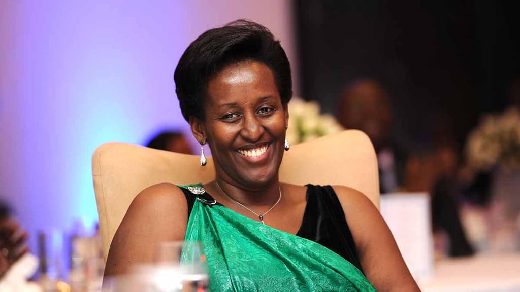 Famous Women in East Africa Who Inspire Generations Dinner hosted by President Kagame and First Lady Jeannette Kagame with guest of honor President Museveni- KigaliFirst Lady Jeannette Kagame of Rwanda at a Dinner with President Kagame and President Museveni.